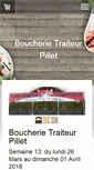 Mobile Screenshot of boucherie-traiteur-pillet.com